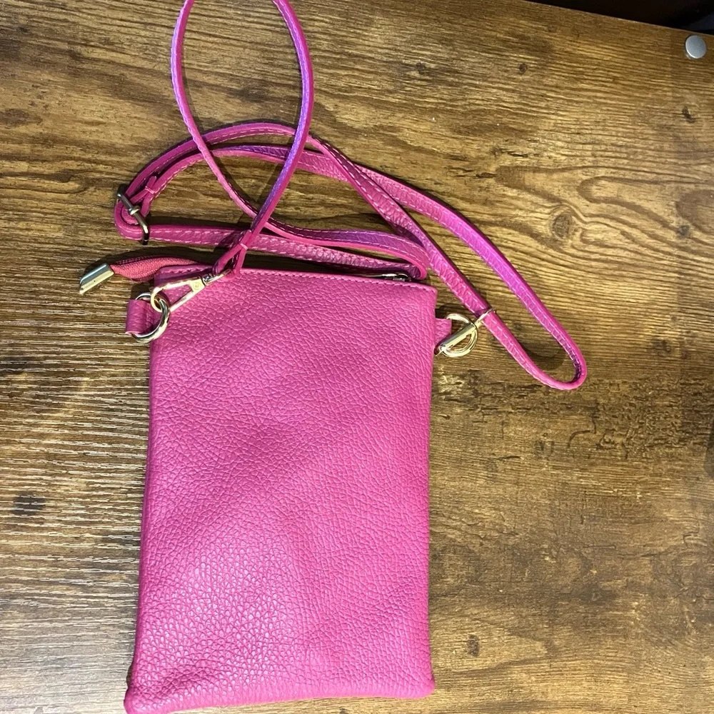 Borse in Pelle Genuine Leather Crossbody Phone Bag NIP